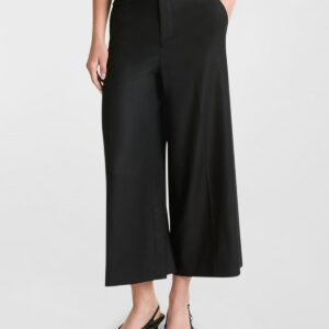 Brushed Flannel Mid-Rise Culottes