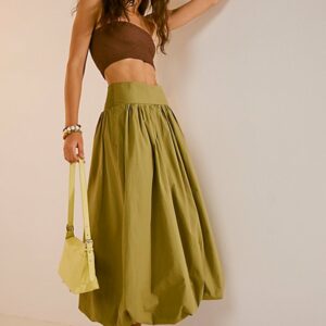 Bubble Bliss Skirt by free-est at Free People in Cardamom Seed, Size: XS