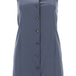 Buttoned Pinafore Dress