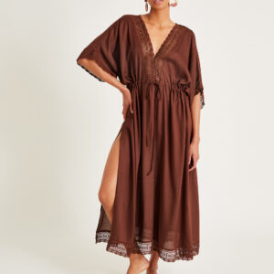 Cali Crochet Kaftan Dress