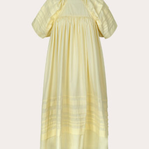 Cecilie Bahnsen Women's Penelope Babydoll Dress in Soft Yellow Cotton