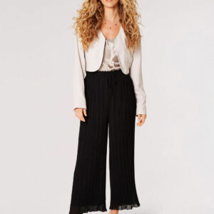 Chiffon Pleated Longline Culottes