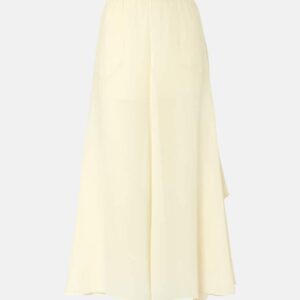 Chloé Mid-rise silk georgette culottes