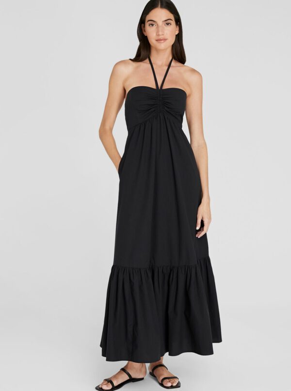 Cotton Halter Maxi Dress