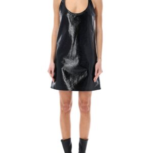 Courrèges Buckle Babydoll Vinyl Dress