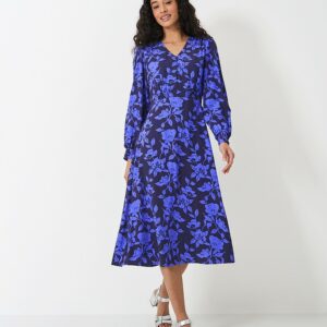 Crew Clothing Iona Long Sleeve Tea Dress