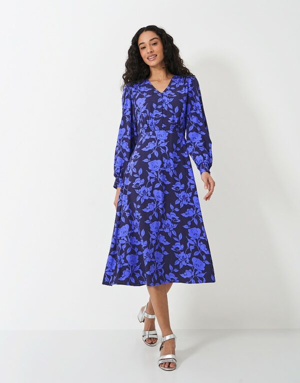 Crew Clothing Iona Long Sleeve Tea Dress