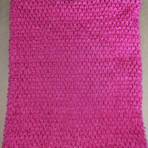 Crochet Tube Top, Tutu Dress Stretchy Lined Hot Pink 9-14 Years