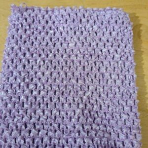 Crochet Tube Top, Tutu Dress Stretchy Lined Lavendar 0-12 Months