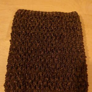 Crochet Tube Top, Tutu Dress Stretchy Unlined Brown 3-5 Years