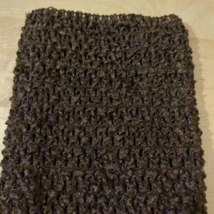 Crochet Tube Top, Tutu Dress Stretchy Unlined Dark Brown 0-6 Months