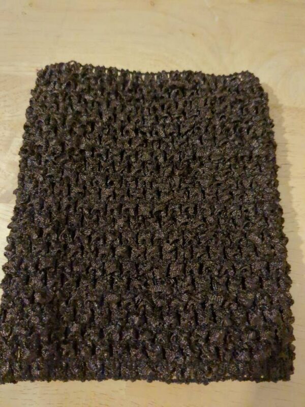 Crochet Tube Top, Tutu Dress Stretchy Unlined Dark Brown 0-6 Months