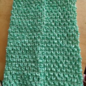 Crochet Tube Top, Tutu Dress Stretchy Unlined Dark Mint Green, 3-12 Months