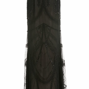 Cucculelli Shaheen - Exclusive Dessiner La Dentelle Beaded Tulle Maxi Skirt - Black - US 8 - Moda Operandi