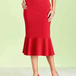 Damart Peplum Hem Skirt