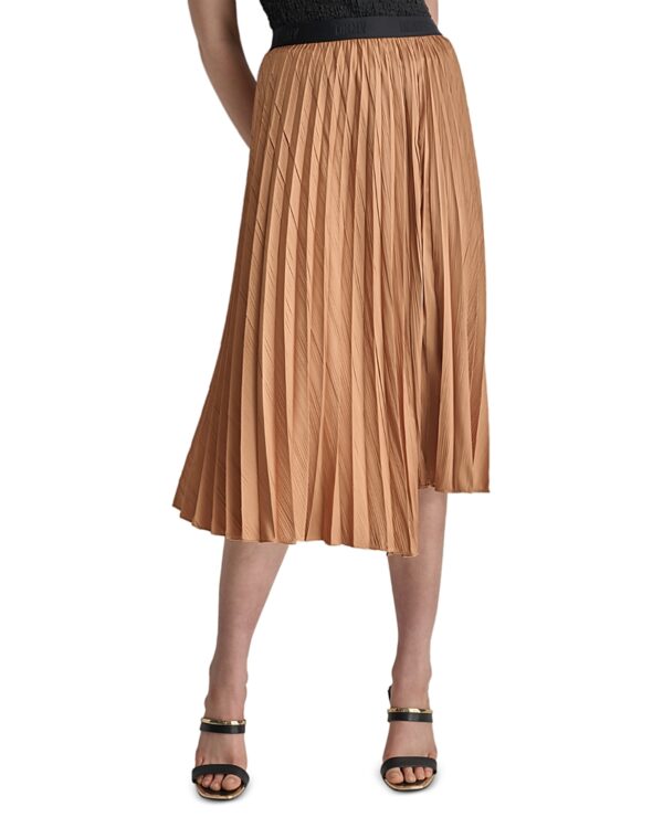 Dkny Asymmetrical Pleated Skirt