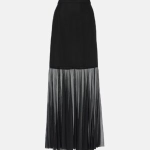 Dolce & Gabbana Tulle-trimmed maxi skirt