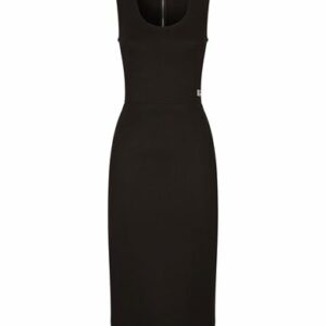 Dolce & gabbana Dolce & gabbana Tube Dress Woman Midi dress Black Size 6 Rayon