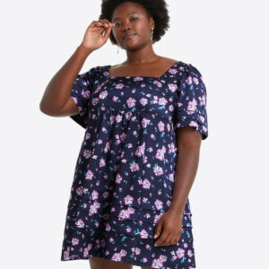 Dottie Babydoll Dress in Zinnia