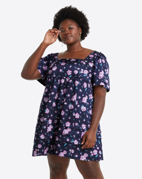 Dottie Babydoll Dress in Zinnia