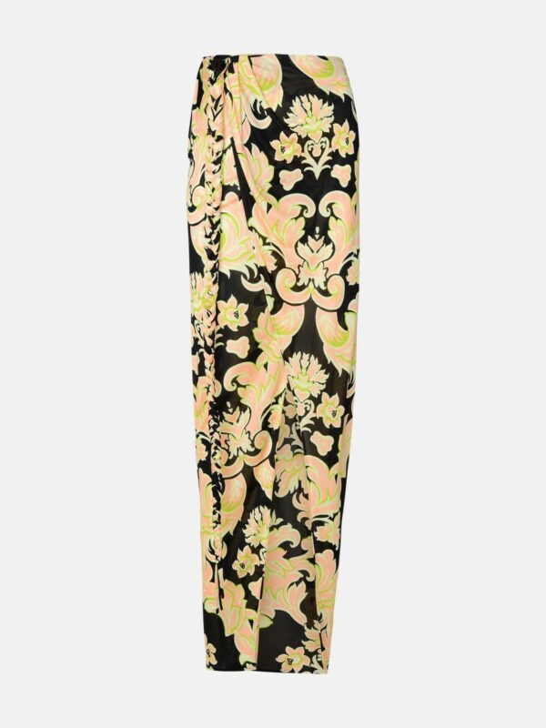 ETRO 'Sarong' Black Viscose Skirt