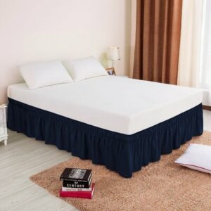 Elegant Soft Replaceable Wrap Around 16" Bed Skirt