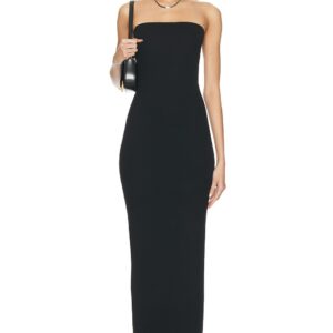 Eterne Tube Maxi Dress in Black