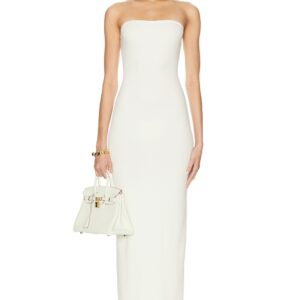 Eterne Tube Maxi Dress in Cream