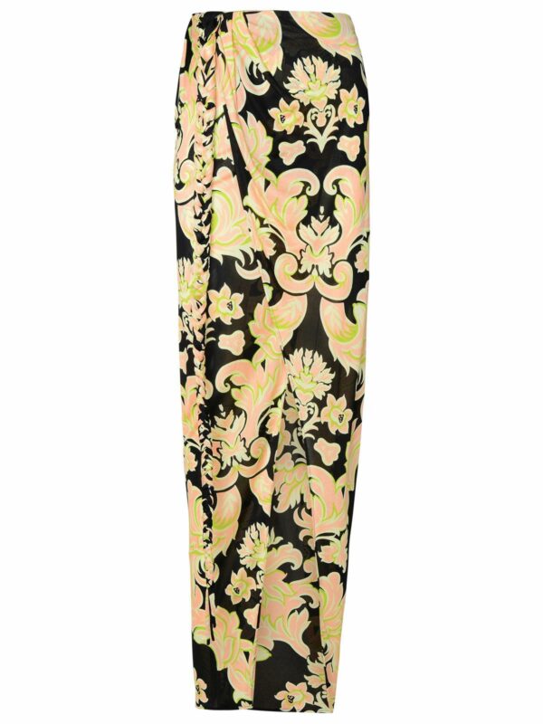 Etro 'sarong' Black Viscose Skirt, Women's (Size 28)