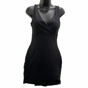 Express Black Snakeskin Bandage Dress Size Small, Women's