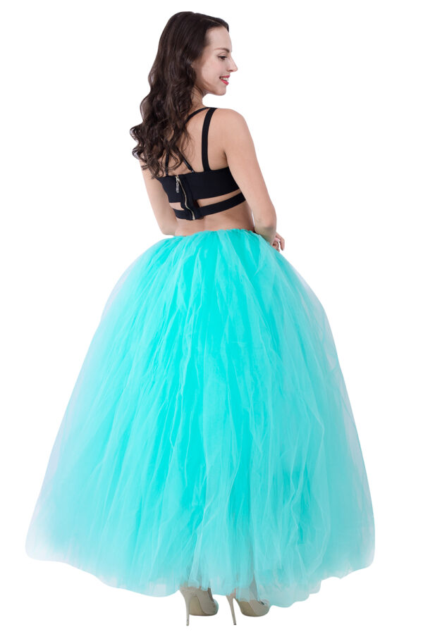 Fascinating Tulle Floor-Length Ball-Gown Skirts | Elastic Women's Skirts