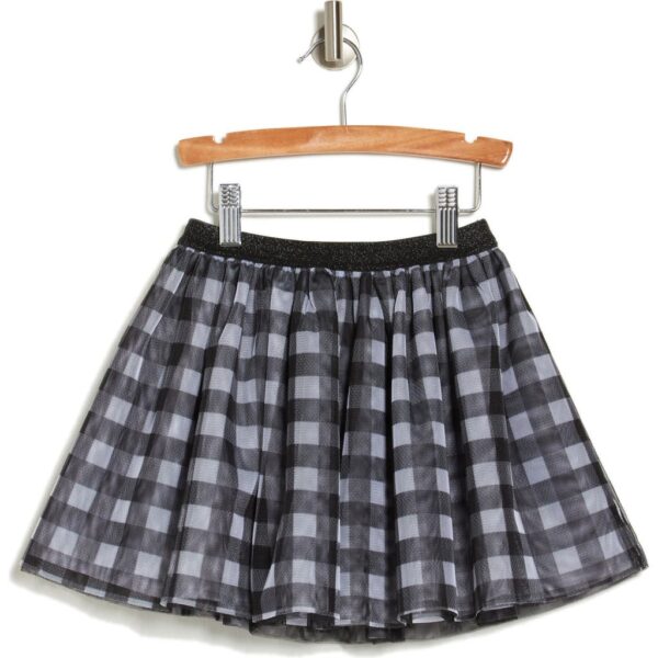 Flapdoodles Kids' Gingham Tulle Skirt in Black at Nordstrom Rack, Size 3T