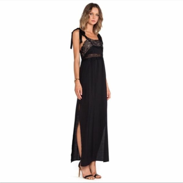 For Love Lemons For Love And Lemons 'sweet Tea' Lace Dress Xs Black, Women's