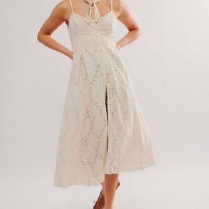 Getaway Midi Dress at Free People in Tea, Size: Medium