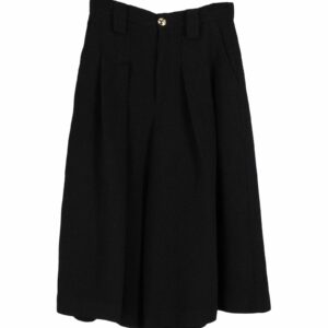 Gucci Black Pleated Wide-Leg Culottes, Women's (Size 27)