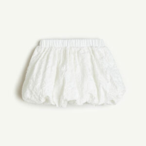 H & M - Bubble-hem Skirt - White