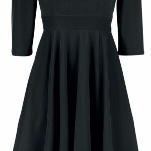 H&R London Glamorous Velvet Tea Dress Medium-length dress black