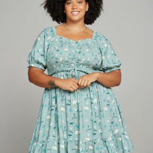 Harry Potter Dobby Floral Plus Size Smock Dress -- BoxLunch Exclusive