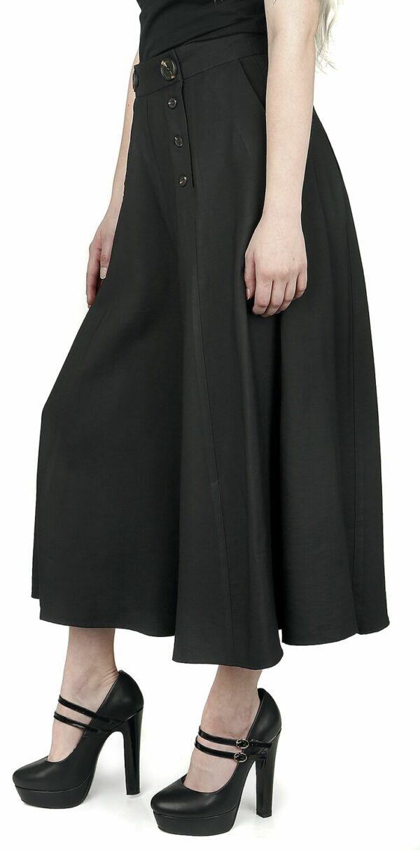 Hell Bunny Murphy Culottes Cloth Trousers black