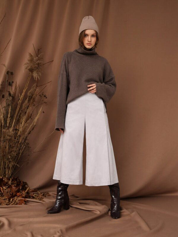 High Waist Culotte Pants, Culottes Skirt, Custom Made Pants