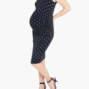 Ingrid and Isabel® Maternity EveryWear Ruched Tank Dress in Print