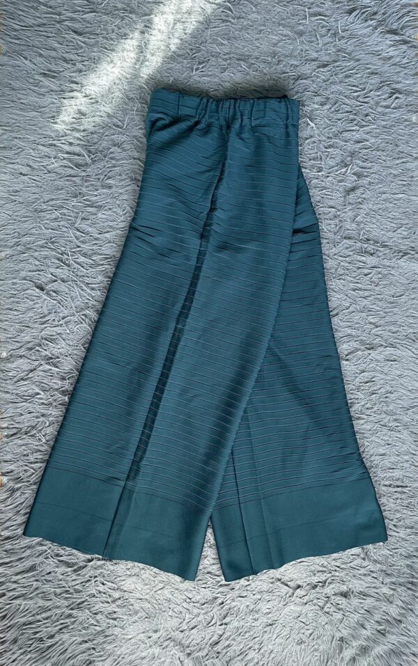 Issey Miyake 00S Archive Plisse Wide Leg Culottes Pants, Women's (Size 26)