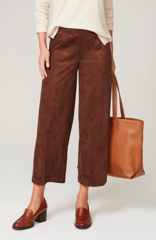 J.Jill Wearever Faux-Suede Culottes