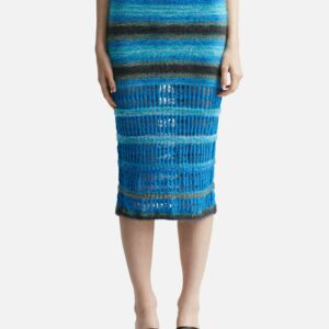 Jenny Bubble Stripe Knit Skirt