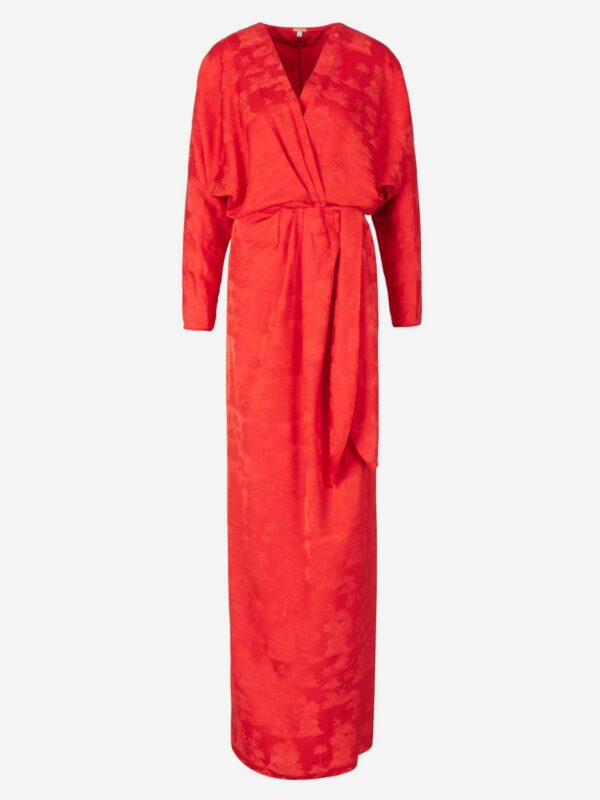 Johanna Ortiz Barnacle Maxi Wrap Dress