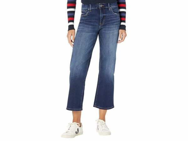 KUT from the Kloth Charlotte High-Rise Fab AB Culottes in Resolved (Resolved) Women's Jeans