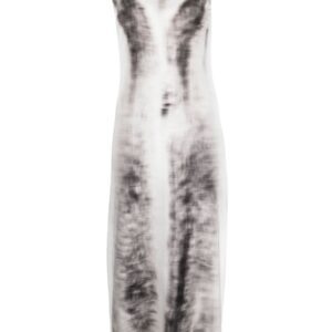 LOEWE- Blurred Print Tube Dress