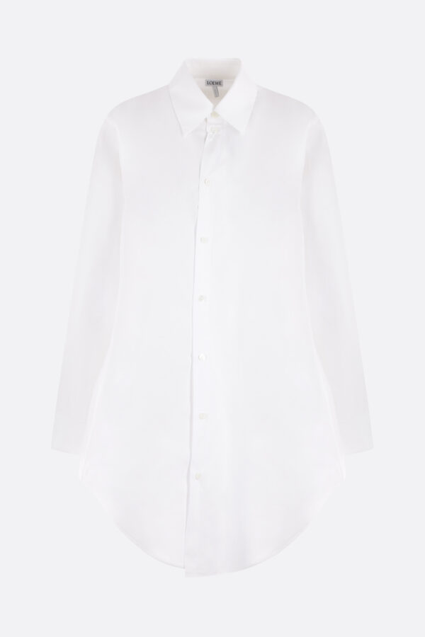 LOEWE Trapeze poplin shirt dress Woman