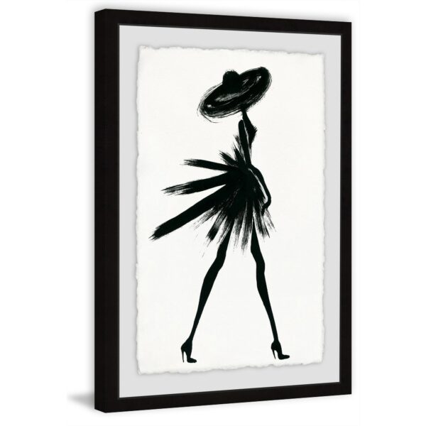 Little Black Dress II' Framed Painting Print - Multi-Color