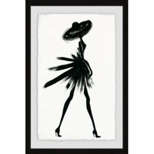 'Little Black Dress II' - Picture Frame Graphic Art Print on Paper